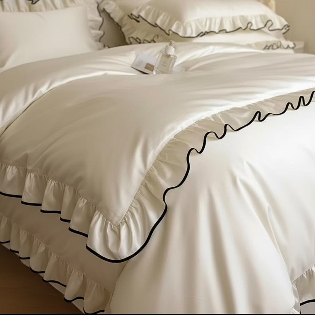 Duvet Cover Ruffle Detail