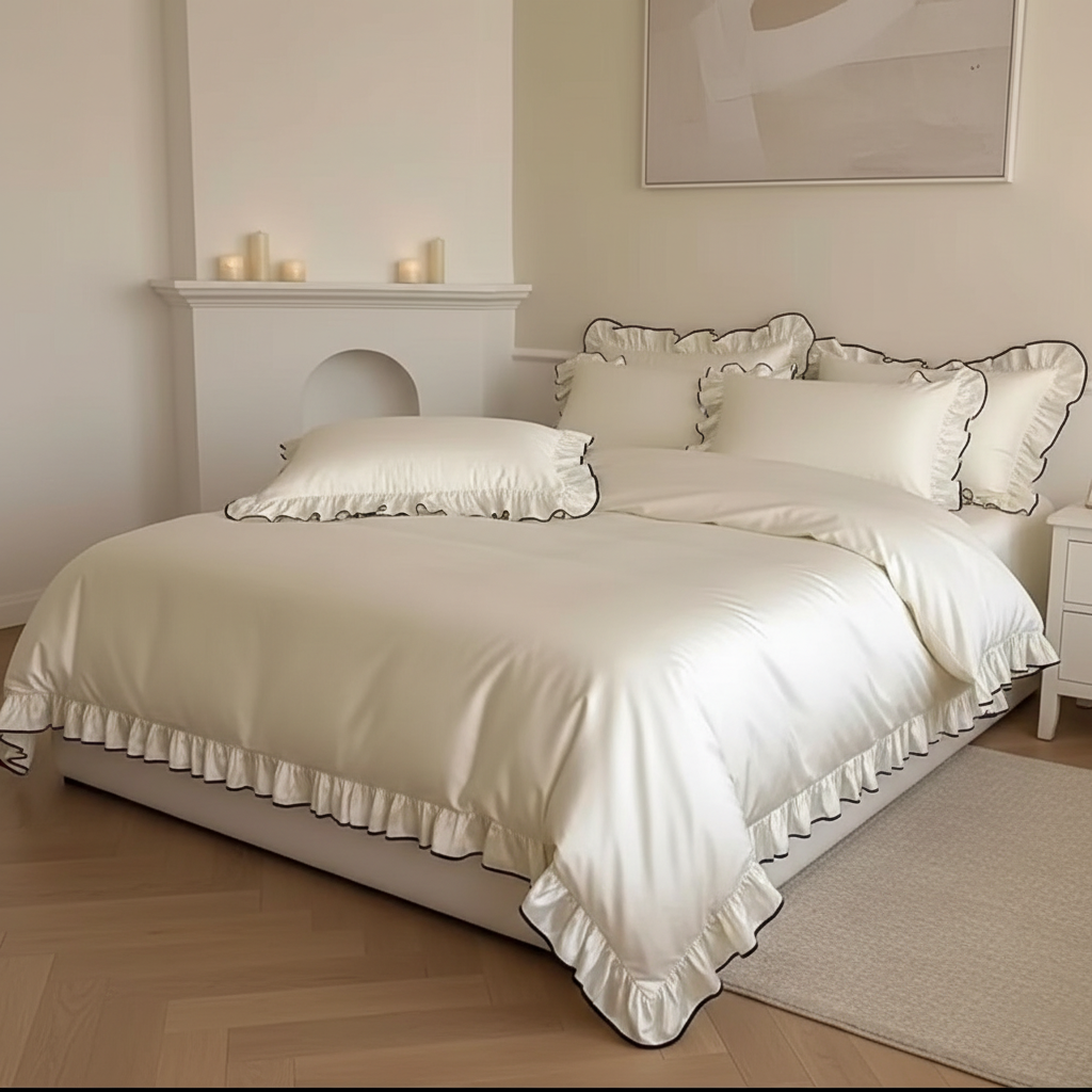 Duvet Cover Ruffle Full Bed