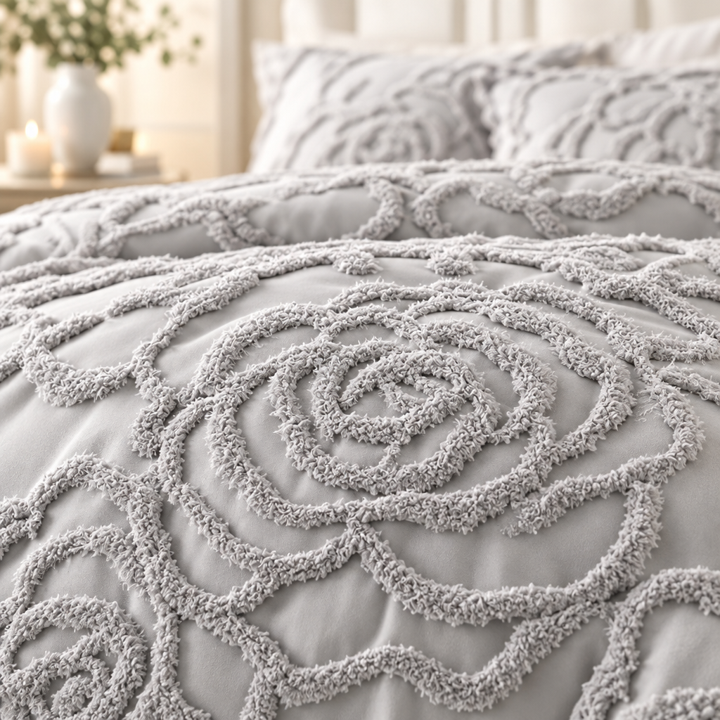 Edredom Floral 3D - Detalhe