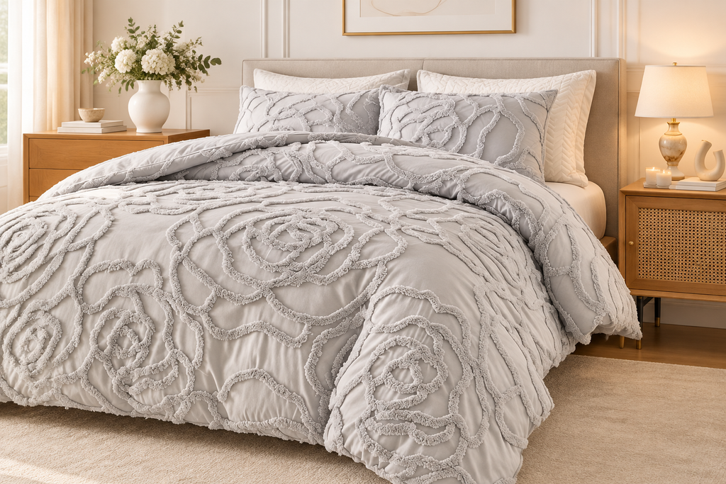 Edredom Floral 3D - Lifestyle