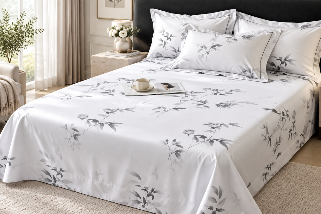 Flat Sheet Floral - Lifestyle