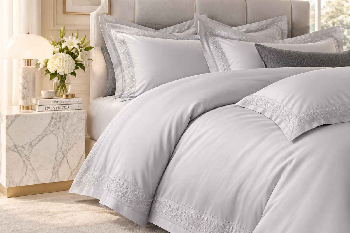 Luminance - Quarto Cinza Prata