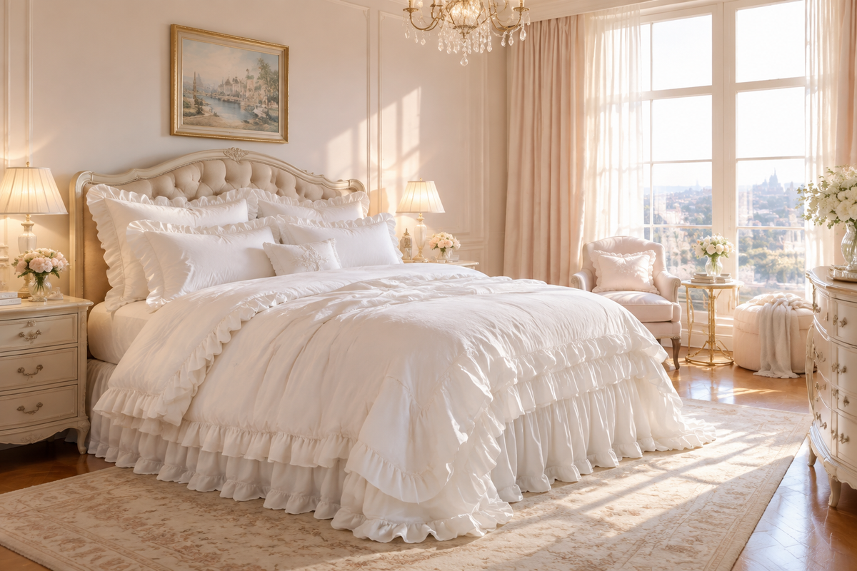 Ruffle Princess Bed